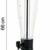 Black 4L Beer Tower Beverage Dispenser with Gel Based SS Ice Tube Stick for Hassle Free Freezing (Colour - Black) - Image 2