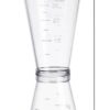 PC Transparent Peg Measurer With Measurements 2 in 1 in Single Piece Box Packing (Size Big 20/40ml) - Image 3