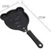 15cm Wide Teflon Coated Non Stick Funny Smiley Face Shaped Frying Pan with Hangable Firm Gripped Handle - Image 2