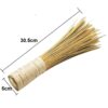 Pack of 2 Bamboo Wood Based Hygienic Cleaning Chinese Broom for Ideal Heavy Duty Cleaning Use of Woks, Dosa Bhatties, Stoves - Image 2