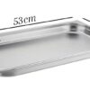 SS 1/1 GN PAN with 4cm Depth (Size: 53x32.5cm, Pan Depth: 4cm) - Image 3
