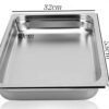 SS 1/1 GN PAN with 10cm Depth (Size: 53x32.5cm, Pan Depth: 10cm) - Image 4