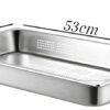 SS 1/1 Perforated GN PAN with 6.5cm Depth (Size: 53×32.5cm, Pan Depth: 6.5cm) - Image 2