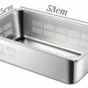 SS 1/1 Perforated GN PAN with 15cm Depth (Size: 53×32.5cm, Pan Depth: 15cm) - Image 2