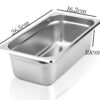 SS 1/4 GN PAN with 10cm Depth (Size: 26.5×16.2cm, Pan Depth: 10cm) - Image 2