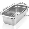 SS 1/3 GN PAN with 6.5cm Depth (Size: 32.5×17.5cm, Pan Depth: 6.5cm) - Image 2