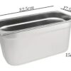 SS 1/3 GN PAN with 15cm Depth (Size: 32.5×17.5cm, Pan Depth: 15cm) - Image 2