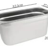 SS 1/3 GN PAN with 20cm Depth (Size: 32.5×17.5cm, Pan Depth: 20cm) - Image 2