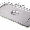 SS 1/3 GN PAN Lid (Size: 32.5x17.5cm) - Image 2