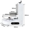 300W Electric Automatic Digital Cake Smoother Machine With 35cm Wide SS Smoothening Base - Image 4