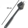 Triangle Shaped Two Sided Barbeque Brush with Hard Bristles for Easy and Efficient Grill Cleaning - Image 2