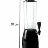 Black 2.5L Beer Tower Beverage Dispenser with Plastic Ice Tube Stick (Colour: Black) - Image 4
