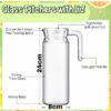 1.1L PC Transparent Juice Water Jug