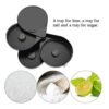 3-Tier Rotating Trays Salt Sugar Lime Juice Bar Rimmer Container Holder - Image 3