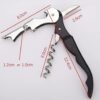 Stainless Steel Metal Waiters All in One Friend Wine Cork Screw Opener Sommelier Knife Style and Bottle Opener - Image 2