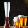 Wooden Brown 4L Beer Tower Beverage Dispenser with Gel Based SS Ice Tube Stick for Hassle Free Freezing (Colour - Wooden Brown) - Image 7