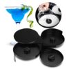 3-Tier Rotating Trays Salt Sugar Lime Juice Bar Rimmer Container Holder - Image 4