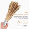 Pack of 2 Bamboo Wood Based Hygienic Cleaning Chinese Broom with Stainless Steel Handle for Ideal Heavy Duty Cleaning Use of Woks, Dosa Bhatties, Stoves - Image 6