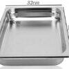 SS 1/1 GN PAN with 15cm Depth (Size: 53x32.5cm, Pan Depth: 15cm) - Image 3