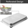 SS 1/1 Perforated GN PAN with 10cm Depth (Size: 53×32.5cm, Pan Depth: 10cm) - Image 5