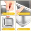 SS 1/6 GN PAN with 6.5cm Depth (Size: 17.6x16.3cm, Pan Depth: 6.5cm) - Image 7