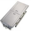 SS Foldable Rectangular Stainless Steel Barbecue BBQ Charcoal Grill With SS Lid - Image 3
