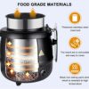 400W Electric 10L Heavy Duty Commercial Soup Pot Turin Liquid Warmer Hot Pot Heater (Colour: Black) - Image 3