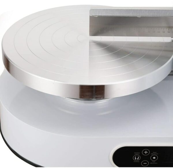 300W Electric Automatic Digital Cake Smoother Machine With 35cm Wide SS Smoothening Base - Image 5