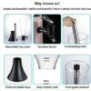 Black 4L Beer Tower Beverage Dispenser with Gel Based SS Ice Tube Stick for Hassle Free Freezing (Colour - Black) - Image 4