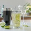 Set of 1 450ml PC Boston Shaker Cocktail, Martini Shaker with Measurements + 1 SS Vinyl Coated Tumbler (Box Contains 2 Pcs, Colour Black) - Image 3