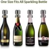 Stainless Steel Sealed Sparkling Champagne Bottle Stopper Sealer - Image 5