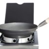13 Inches Wide Light Weighted but Heavy Duty Wooden Handle MS Iron Kadhai Chinese Wok (Size : 35cm) - Image 4