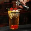 Set of 1 450ml PC Boston Shaker Cocktail, Martini Shaker with Measurements + 1 SS Vinyl Coated Tumbler (Box Contains 2 Pcs, Colour Red) - Image 7
