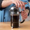 French Press Plunger 600ml with SS Handle for Coffee Making Brewing with High Heat Resistant Borosilicate Glass Heavy Duty (Capacity: 600ml) - Image 5