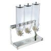 4L+4L+4L Triple Tank Heavy Duty Stainless Steel Cereal Cornflakes Oats Grains Dispenser - Image 5
