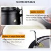 400W Electric 10L Heavy Duty Commercial Soup Pot Turin Liquid Warmer Hot Pot Heater (Colour: Black) - Image 4