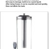 Gold 3L LED Light Based Beer Tower Beverage Dispenser with Gel Based SS Ice Tube Stick for Hassle Free Freezing (Colour: Gold) - Image 6