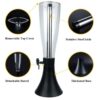 Black 4L Beer Tower Beverage Dispenser with Gel Based SS Ice Tube Stick for Hassle Free Freezing (Colour - Black) - Image 5
