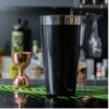 Set of 1 450ml PC Boston Shaker Cocktail, Martini Shaker with Measurements + 1 SS Vinyl Coated Tumbler (Box Contains 2 Pcs, Colour Black) - Image 4