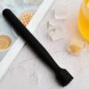 ABS Material Black Cocktail Muddler in Single Piece Box Packing (Size Extra Large) - Image 4