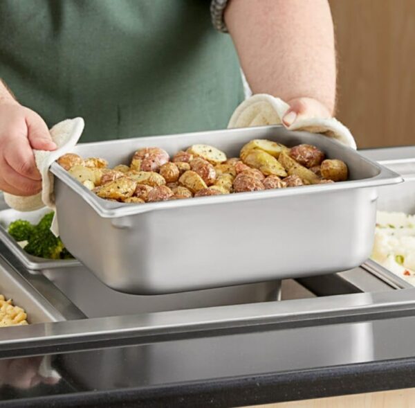 SS 1/2 GN PAN with 6.5cm Depth (Size: 32.5×26.5cm, Pan Depth: 6.5cm) - Image 4