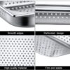 SS 1/1 Perforated GN PAN with 10cm Depth (Size: 53×32.5cm, Pan Depth: 10cm) - Image 3