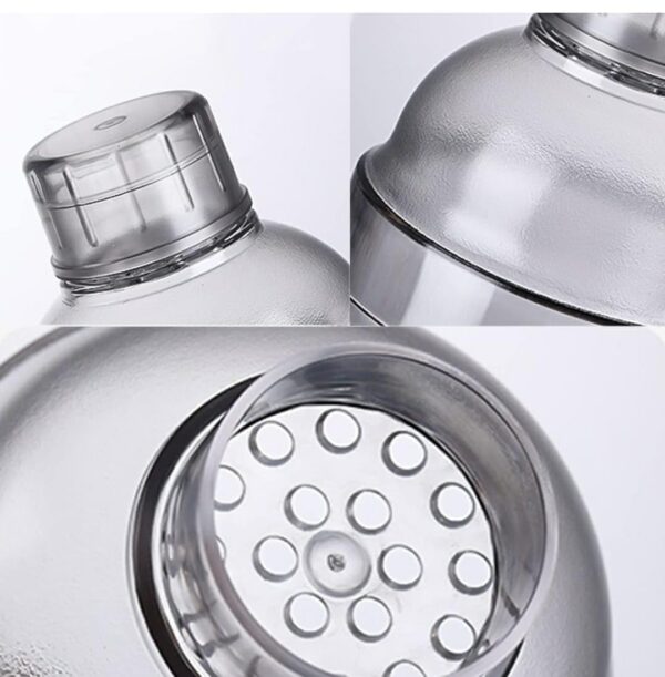 750ml Transparent Cocktail Shaker/Boston Shaker with Measurements in Box Packing - Image 6