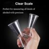 PC Transparent Peg Measurer With Measurements 2 in 1 in Single Piece Box Packing (Size Big 20/40ml) - Image 6