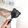 15cm Wide Teflon Coated Non Stick Funny Smiley Face Shaped Frying Pan with Hangable Firm Gripped Handle - Image 6