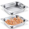 SS 1/2 Perforated GN PAN with 6.5cm Depth (Size: 32.5×26.5cm, Pan Depth: 6.5cm) - Image 4