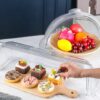 PC Transparent Rectangular Roll Top Lid with Either Side 90 Degrees Opening & Fit Area (Size: Size: 52×32×18cm) - Image 8