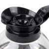 Coffee Carafe Induction Compatible Decanter Pot 2.0L with Poly Carbonate Top and Stainless Steel Base Heavy Duty - Image 5