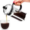 French Press Plunger 600ml with SS Handle for Coffee Making Brewing with High Heat Resistant Borosilicate Glass Heavy Duty (Capacity: 600ml) - Image 6