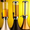Rose Gold 3L LED Light Based Beer Tower Beverage Dispenser with Gel Based SS Ice Tube Stick for Hassle Free Freezing (Colour: Rose Gold) - Image 6